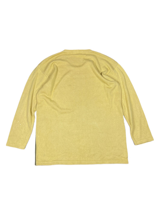 Vintage Iceberg 1990 Mogli & Balu Knitted Sweatshirt Rare The Jungle Book Yellow XXL