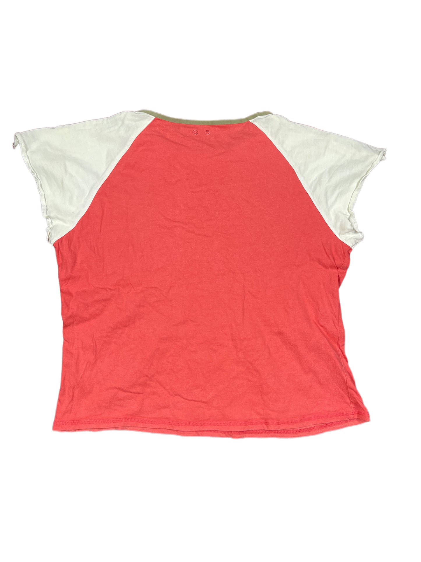 Y2k Nike 2000s Short Sleeve Top Red - M