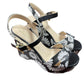 Renzoni Ilasio Shoes Flower Pattern Black n' White - 37