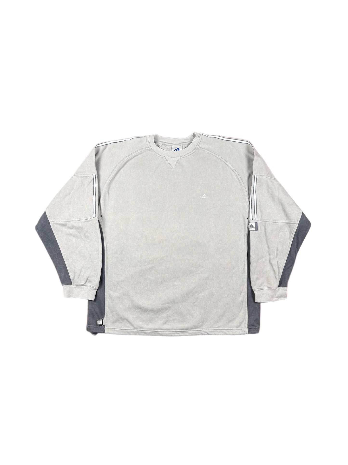 Vintage Adidas Sweatshirt Gray - XL