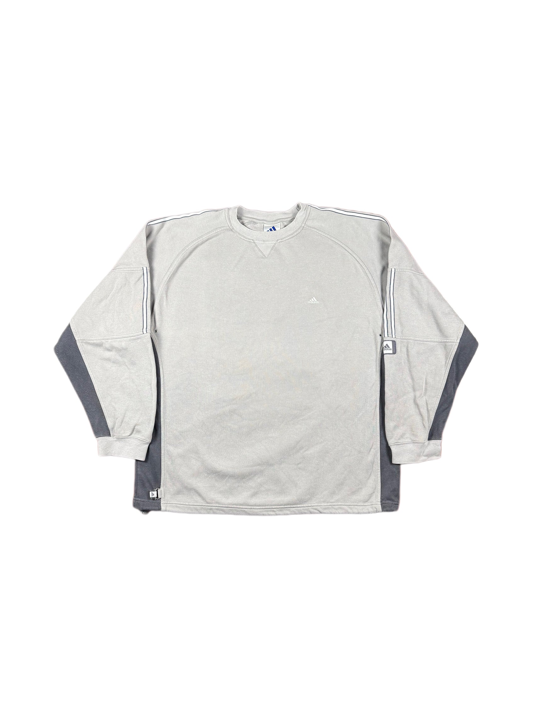 Vintage Adidas Sweatshirt Gray - XL