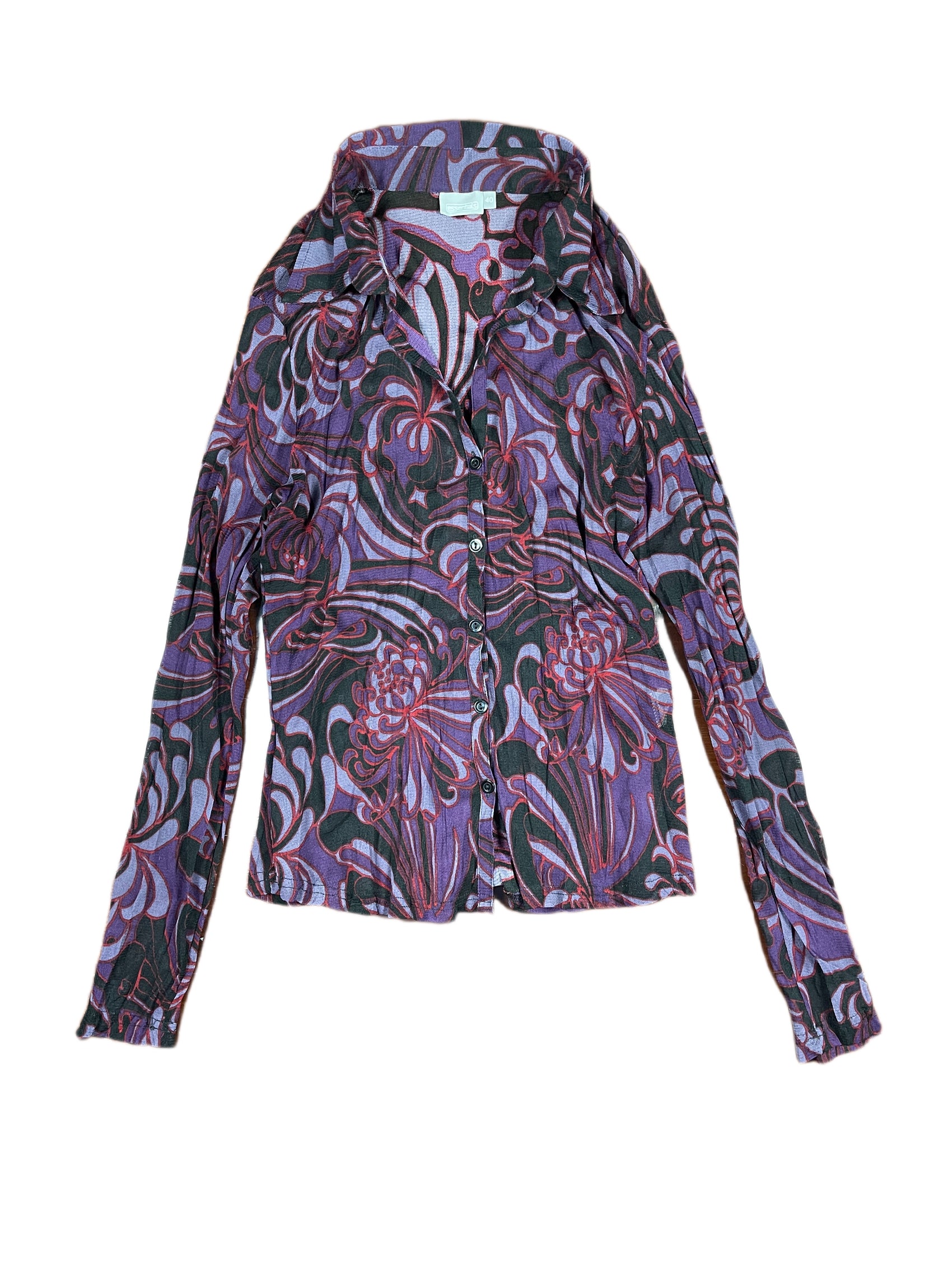 Y2k Long Sleeve Top Multicolor - L