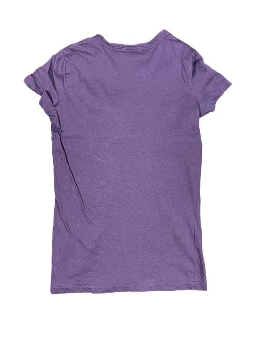 Abercrombie and Fitch Short Sleeve Top Purple - S