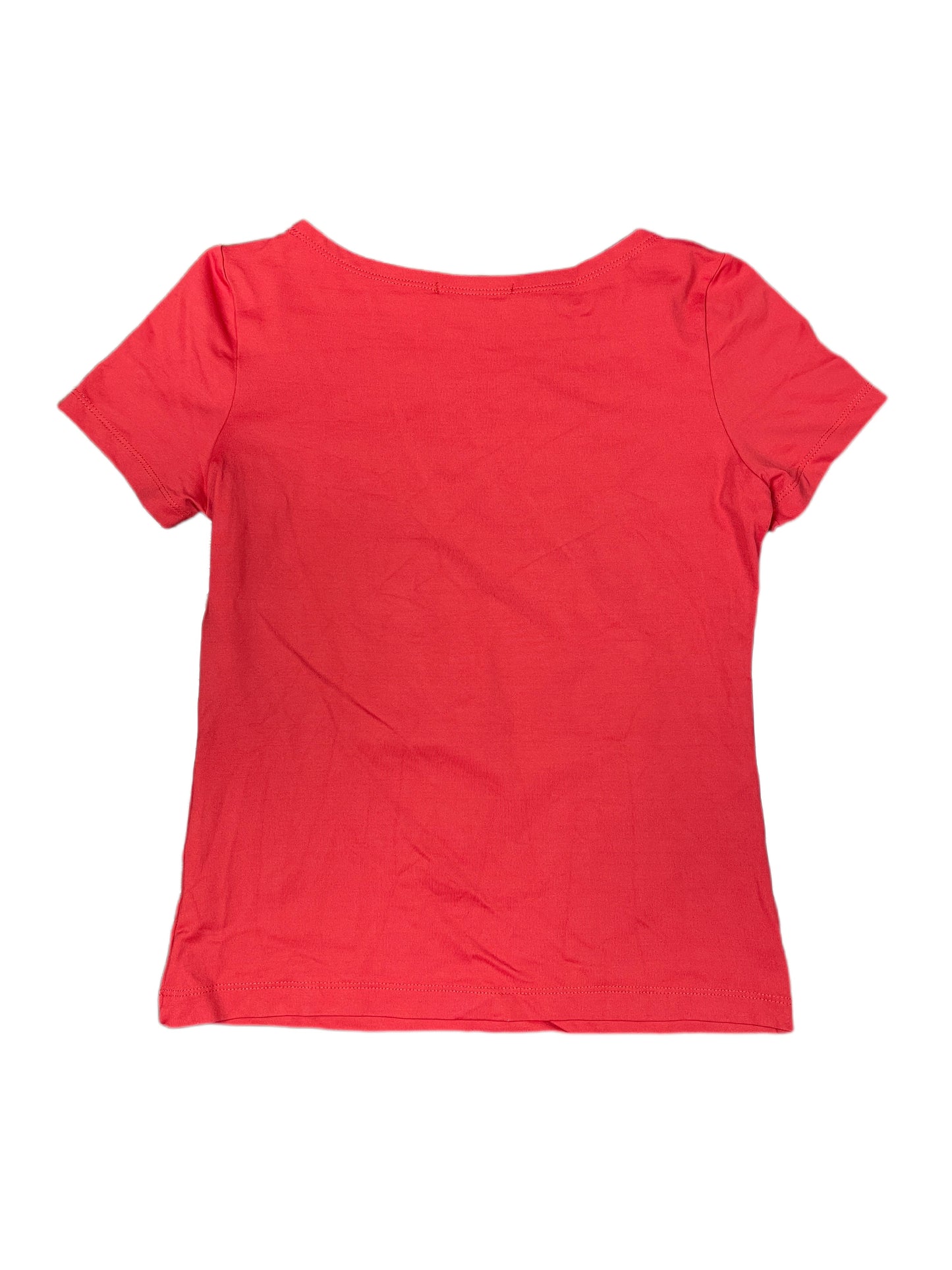 Y2k Carvielle Short Sleeve Top Red - M