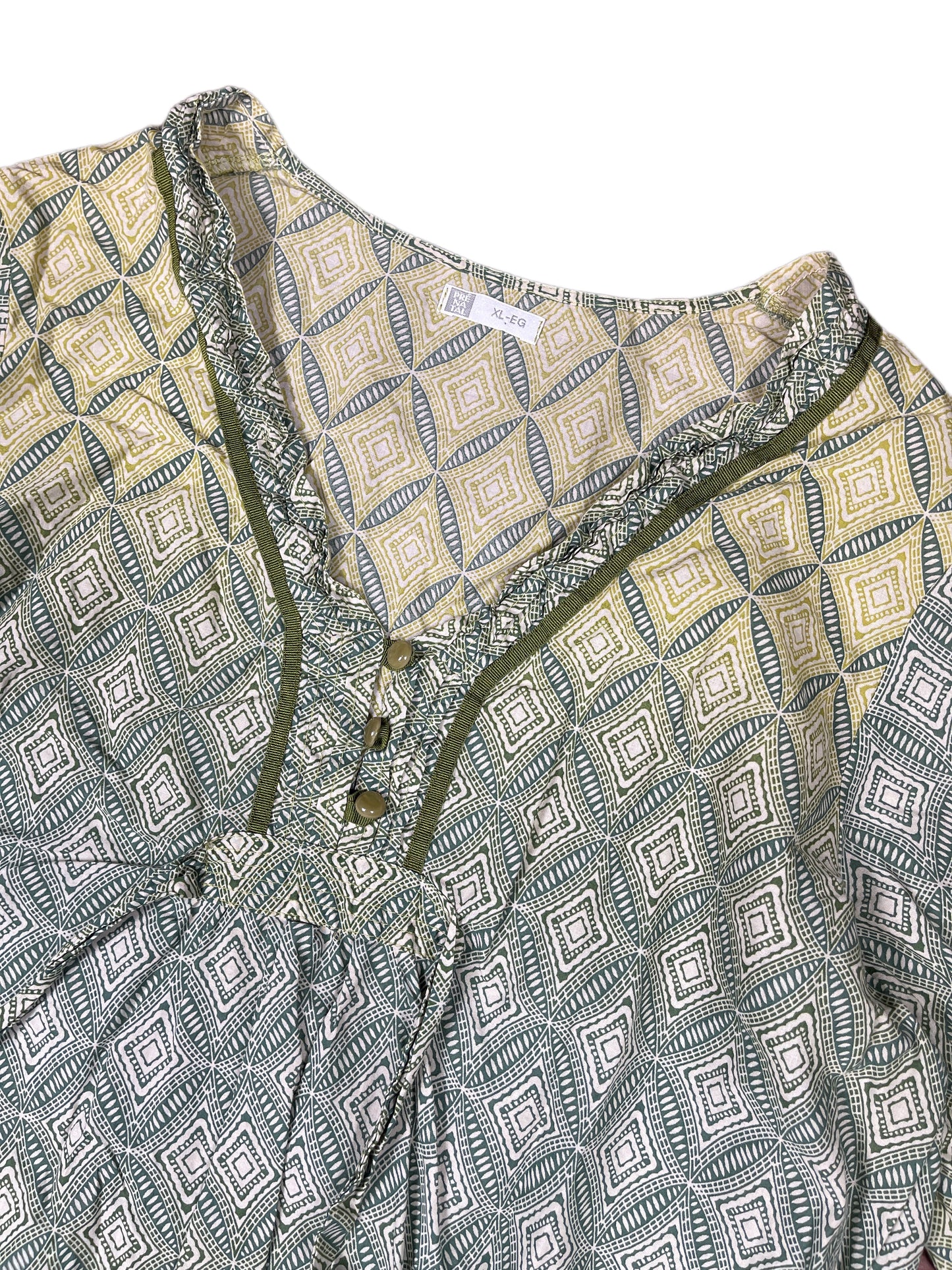 Long Sleeve Top Green - XL