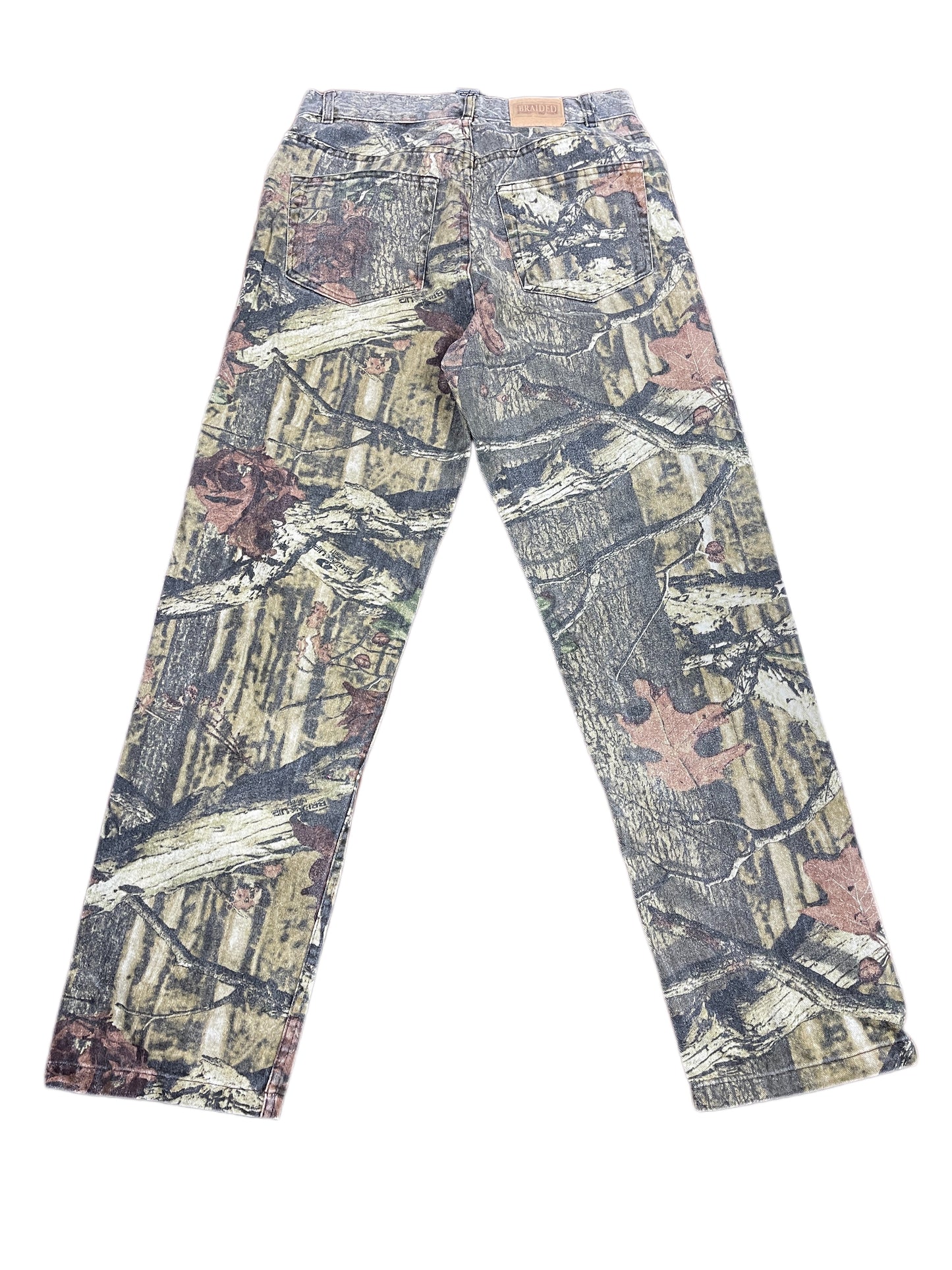 Y2k 2000s Braided River Pants Multicolor M