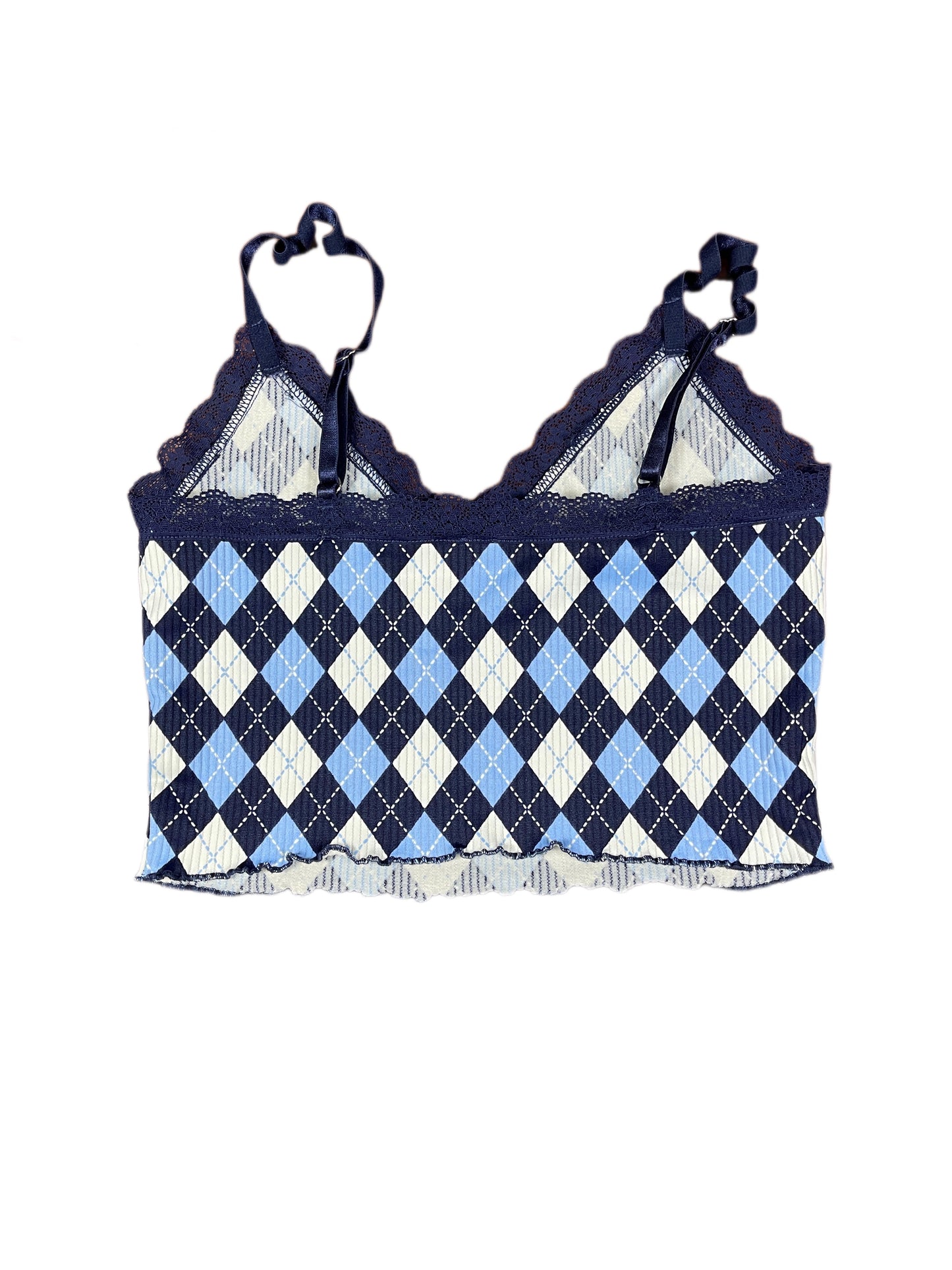H&M Crop Top Blue - S