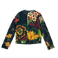 Desigual See Through Long Sleeve Top Multicolor - M