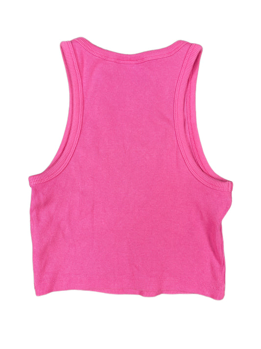 H&M Sleeveless Crop Top Pink - S