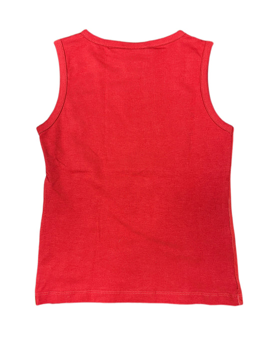 Y2k Mistral Sleeveless Baby Top Red - XXS
