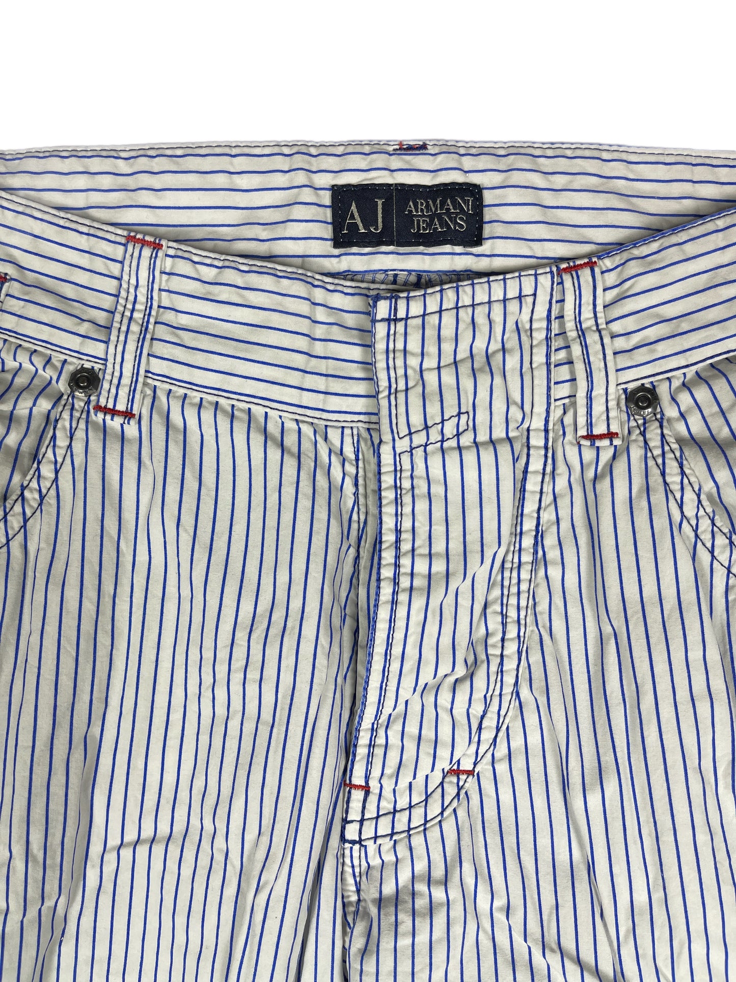 Vintage Armani Jeans Pants White - XS