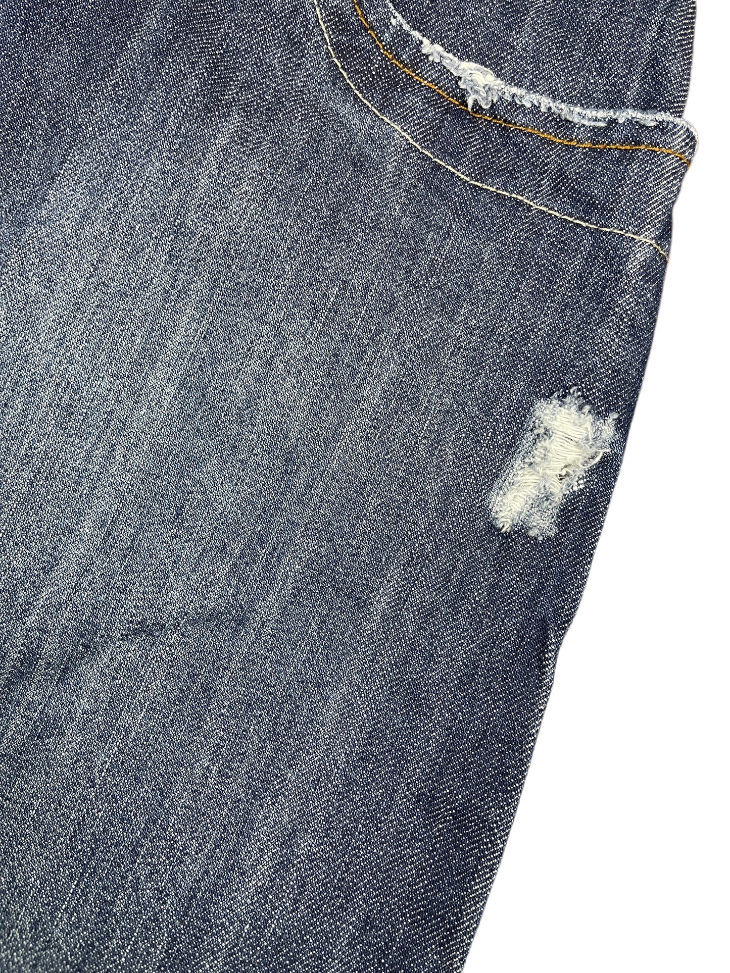 Y2k Yerse Denim Skirt Blue - M