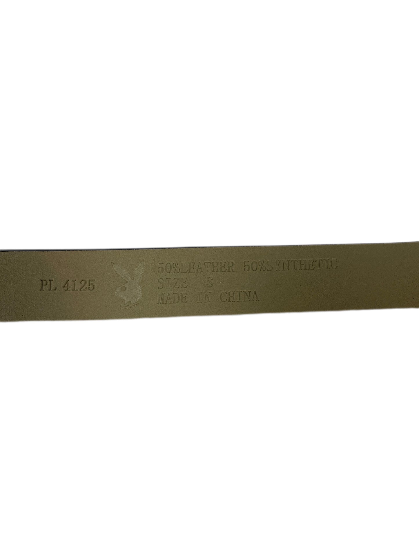 Y2k Playboy Belt Black 2004