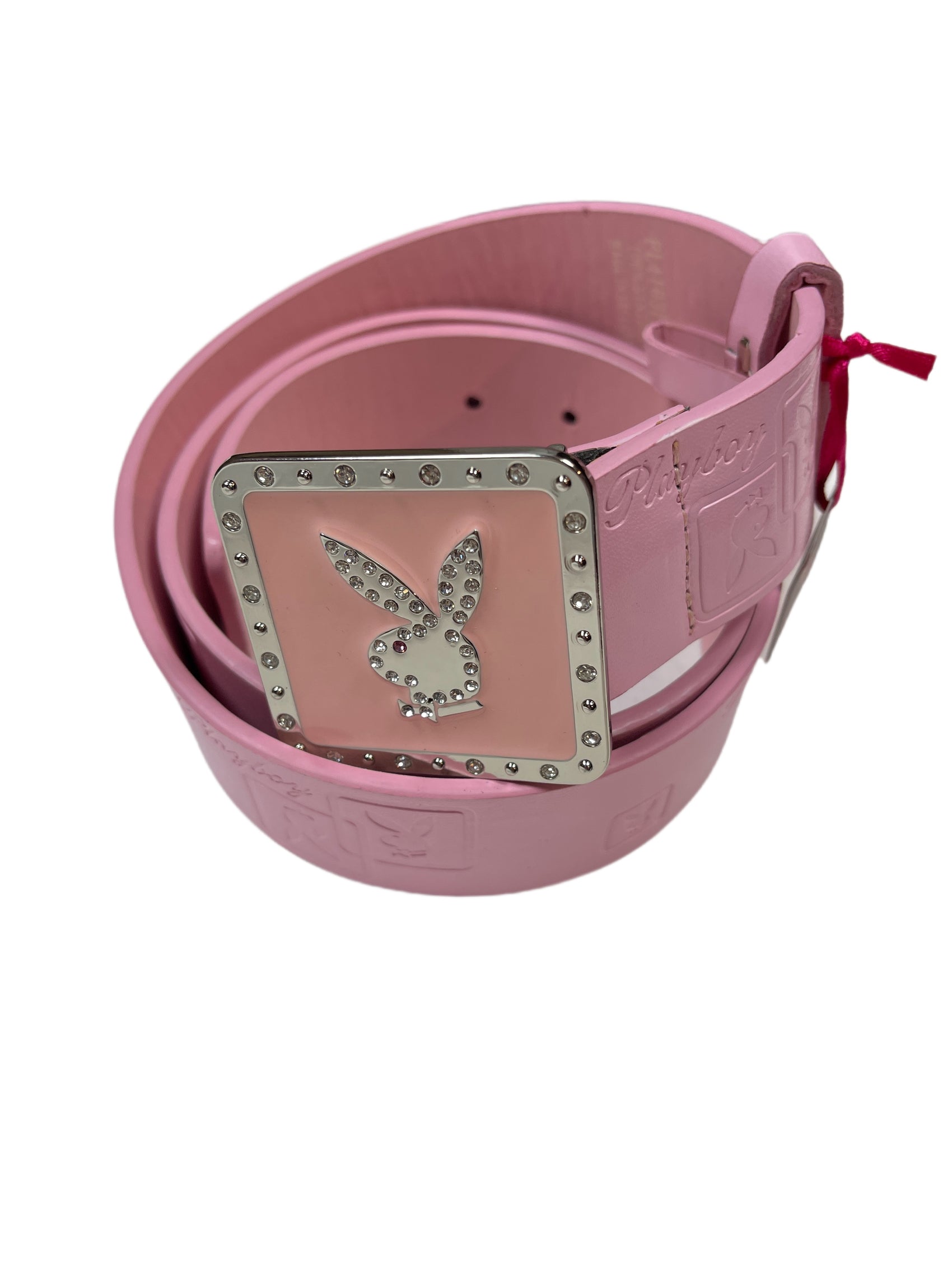 Y2k Playboy Belt Pink 2004