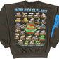 Vintage Hanes Sweatshirt Black Cotton Blend M