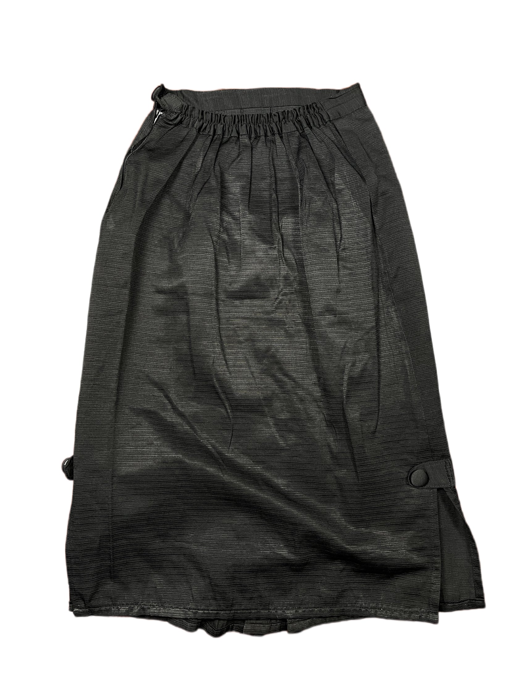 Vintage High Waist Skirt Black - S/M