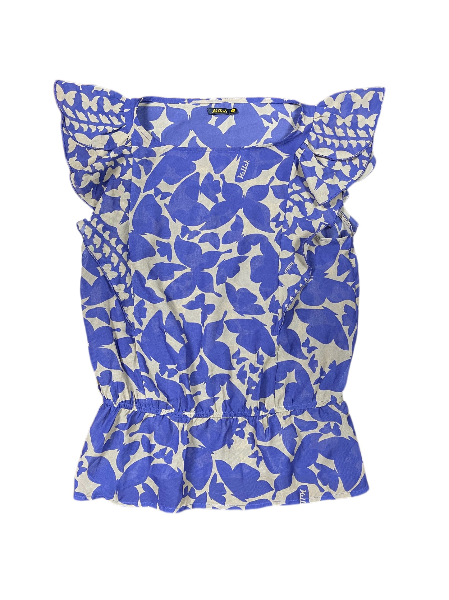 Y2k Killah Sleeveless Top Blue - S