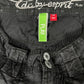 Y2k Esprit Low Waist Pants Black - XS