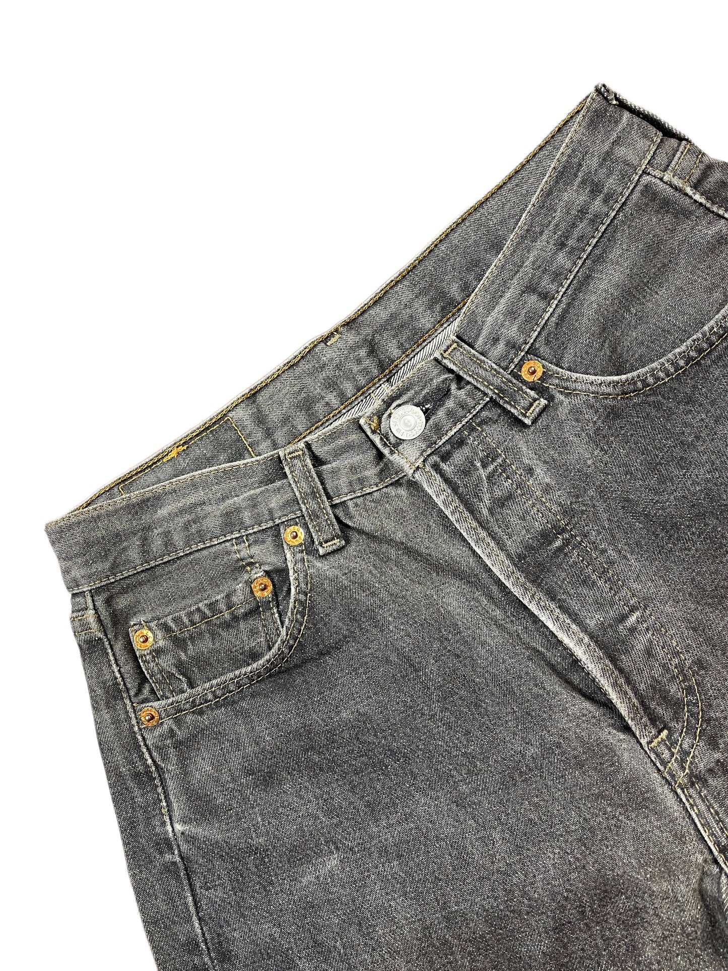 Vintage Levi's 501 Denim Pants Gray - XS/S