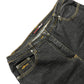 Y2k Elho Flared Denim Pants Black - L/XL