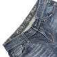 Y2k Esprit Low Waist Flared Denim Pants Blue - M/L