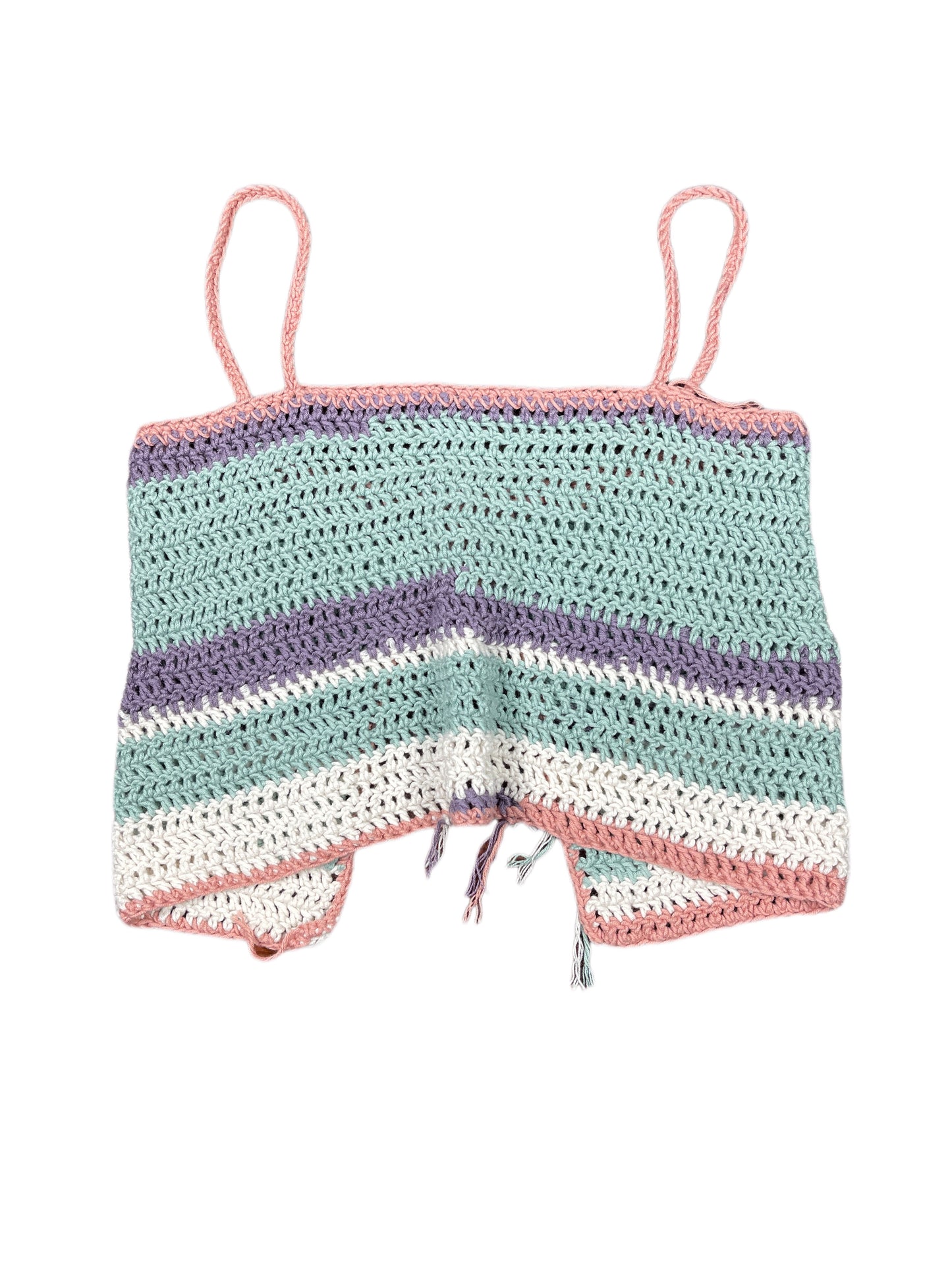 Knitted Sleeveless Top Multicolor S/M