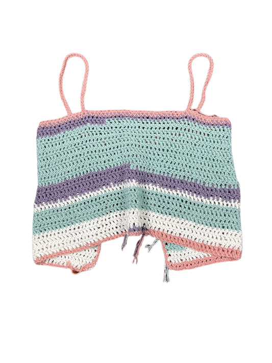 Knitted Sleeveless Top Multicolor S/M