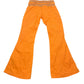 Y2k RDL Low Waist Flared Pants Orange - M
