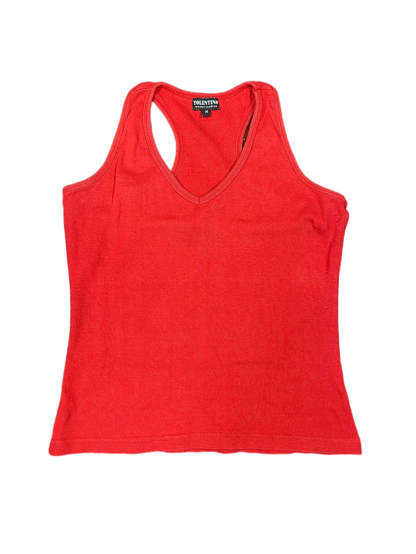Vintage Tolentino Sleeveless Top Red - M