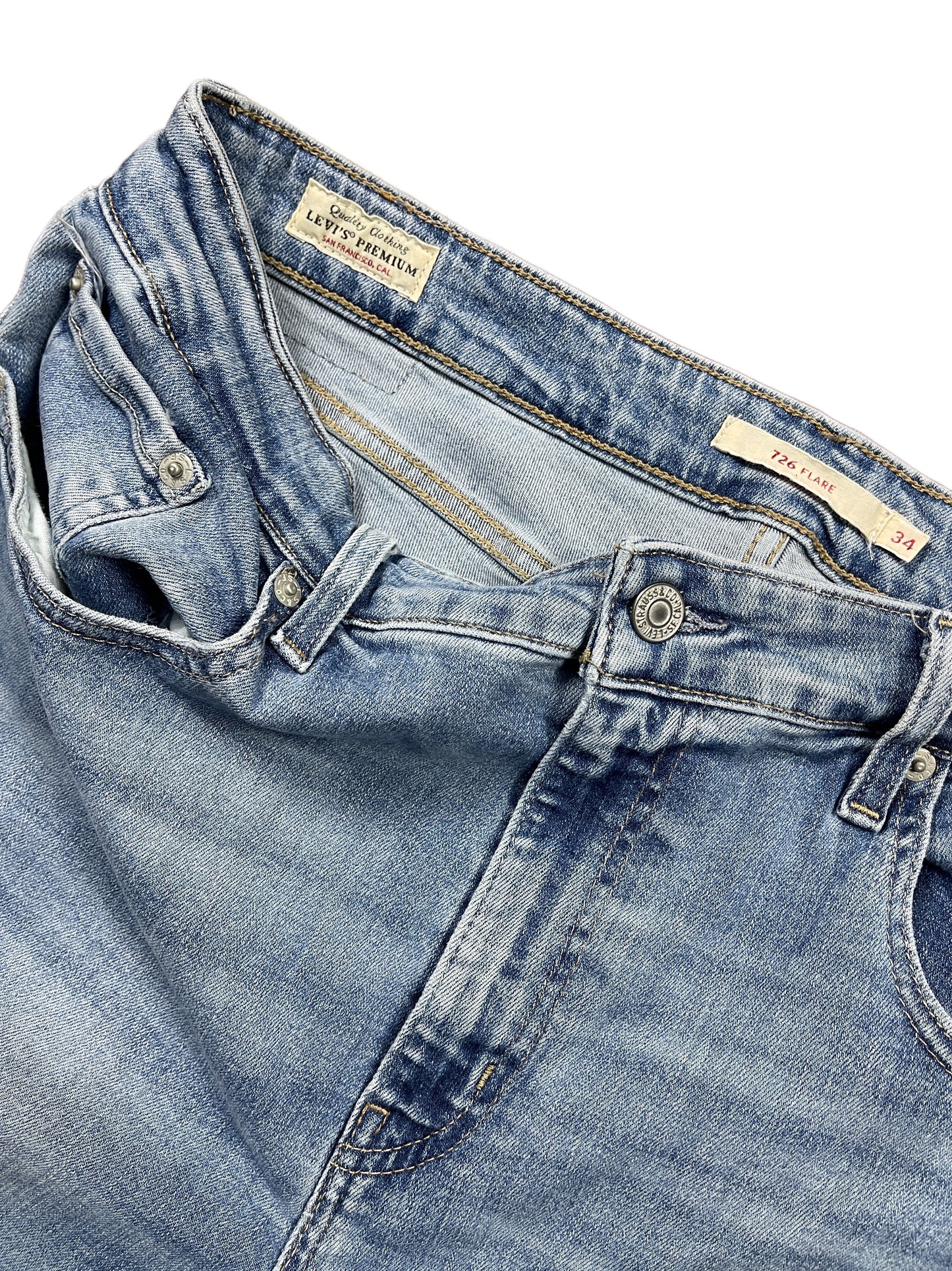 Levis Flared Denim Pants Blue - XL