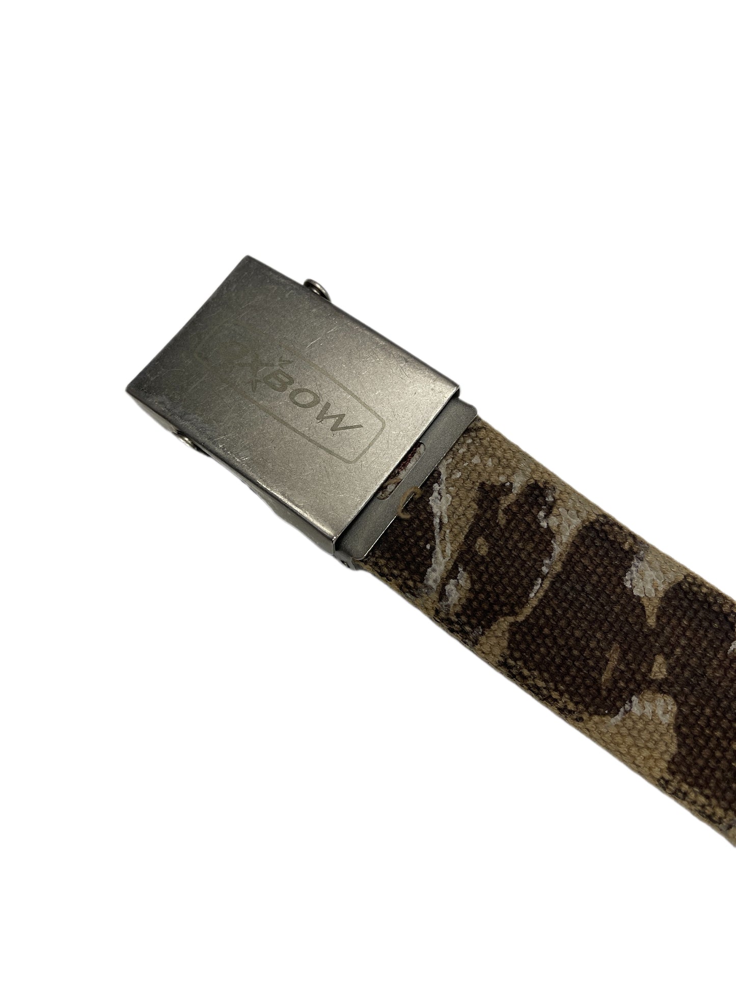 Y2k Oxbow Belt Camo Brown Khaki