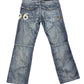 Y2k G-Star Raw Low Waist Bootcut Denim Pants Blue - L