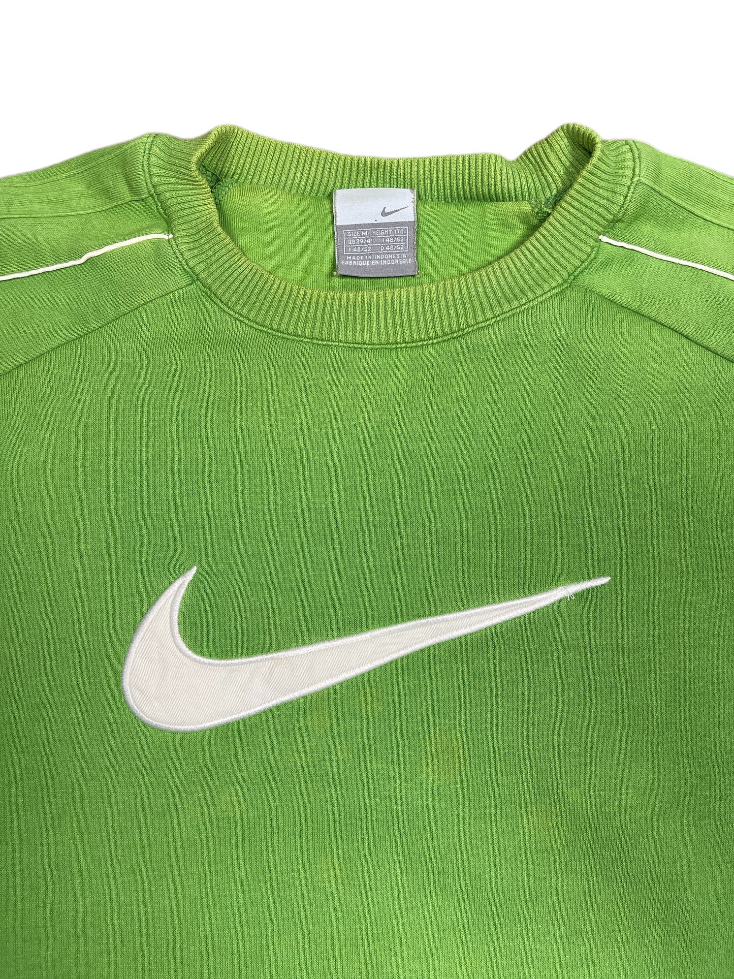 Y2k 2000s Nike Sweatshirt Green M
