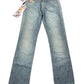 Y2k Miss Sixty Low Waist Deadstock Bootcut Flared Denim Pants Blue - M
