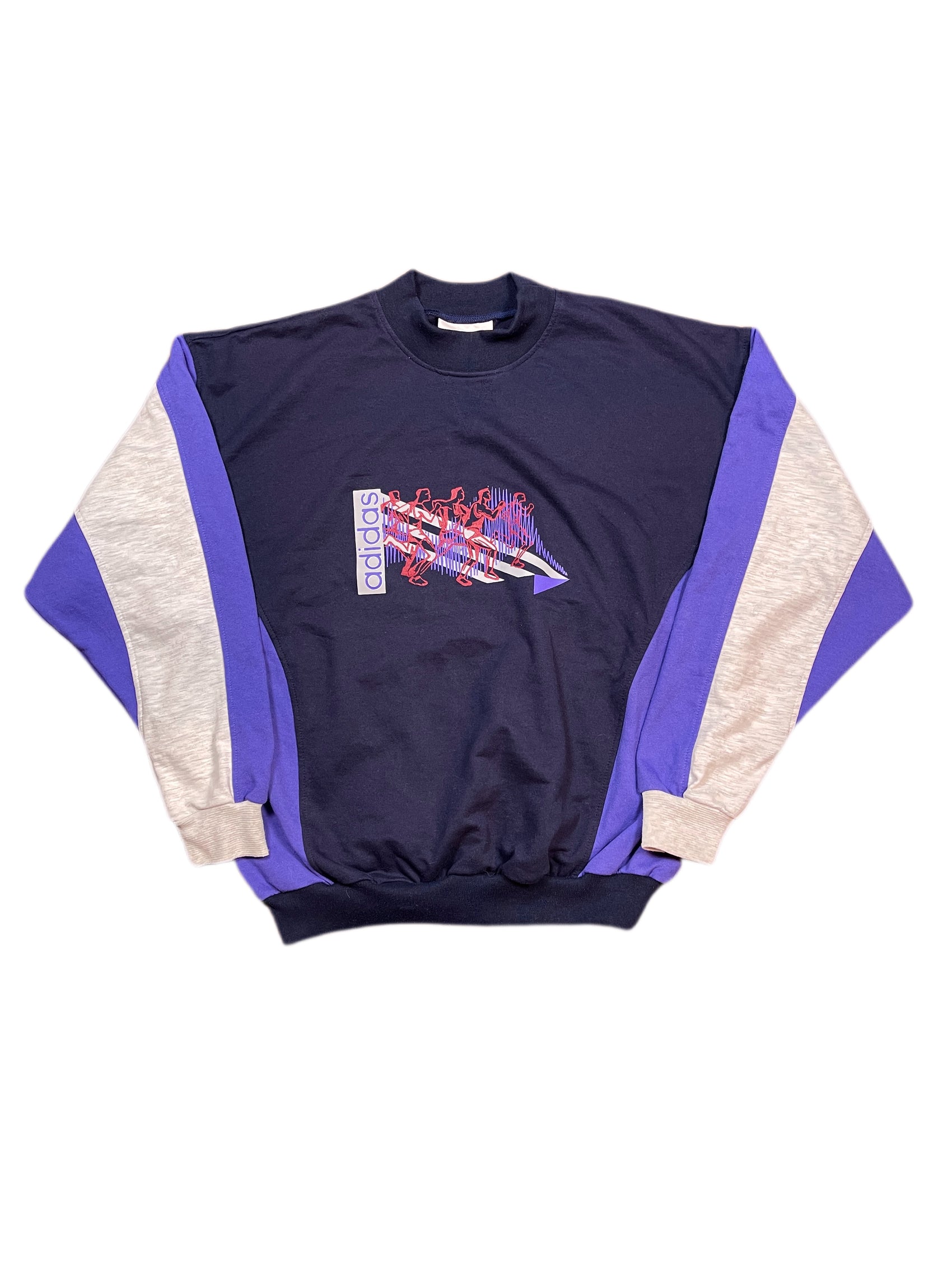 Vintage Adidas 1990s Sweatshirt Multicolor - M