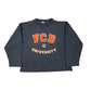 Vintage FC Barcelona University 1980s Sweatshirt Navy - XS
