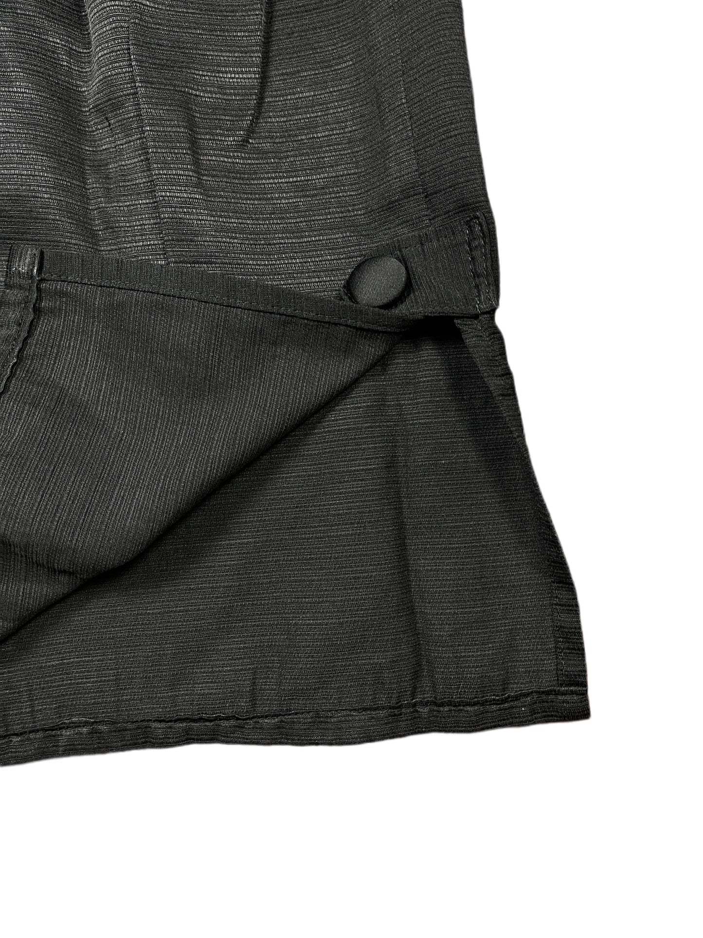 Vintage High Waist Skirt Black - S/M