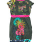 Y2k Desigual Short Sleeve Dress Multicolor - XL