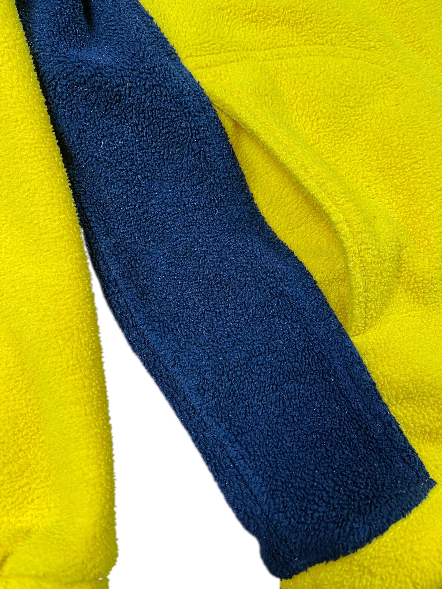 Vintage Reebok Fleece Sweatshirt Yellow - S