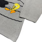 Vintage Looney Tunes 2001 Tweety Silvester Knitted Sweatshirt Gray - XL