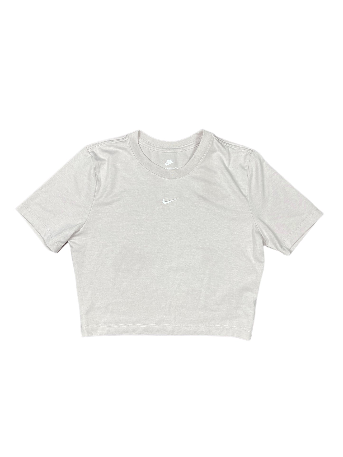 Nike Short Sleeve Top Gray Cream - S