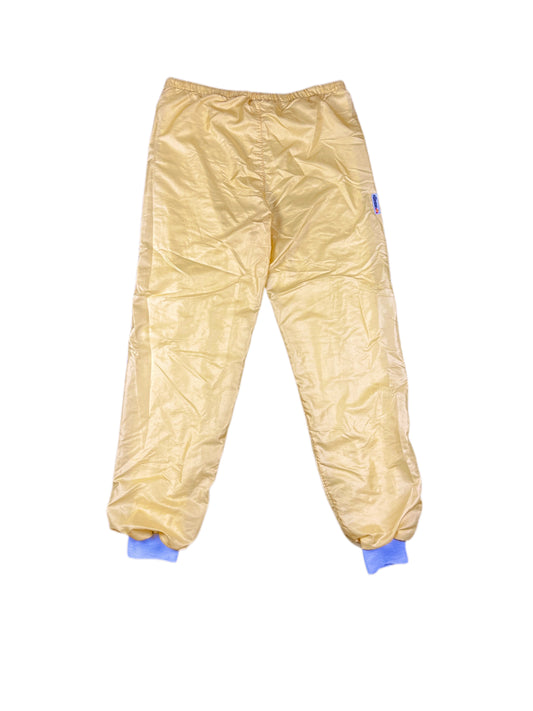 Vintage 80s Ellesse Sport Pants Yellow - L/XL