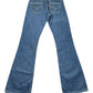 Vintage Levi's Low Waist Flared Denim Pants Blue - S/M