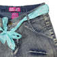 Y2k Moda Europa Denim Pants Blue - S