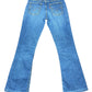 Vintage Levi's Low Waist Flared 529 Denim Pants Blue - L