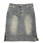 Bershka Denim Skirt Blue - S