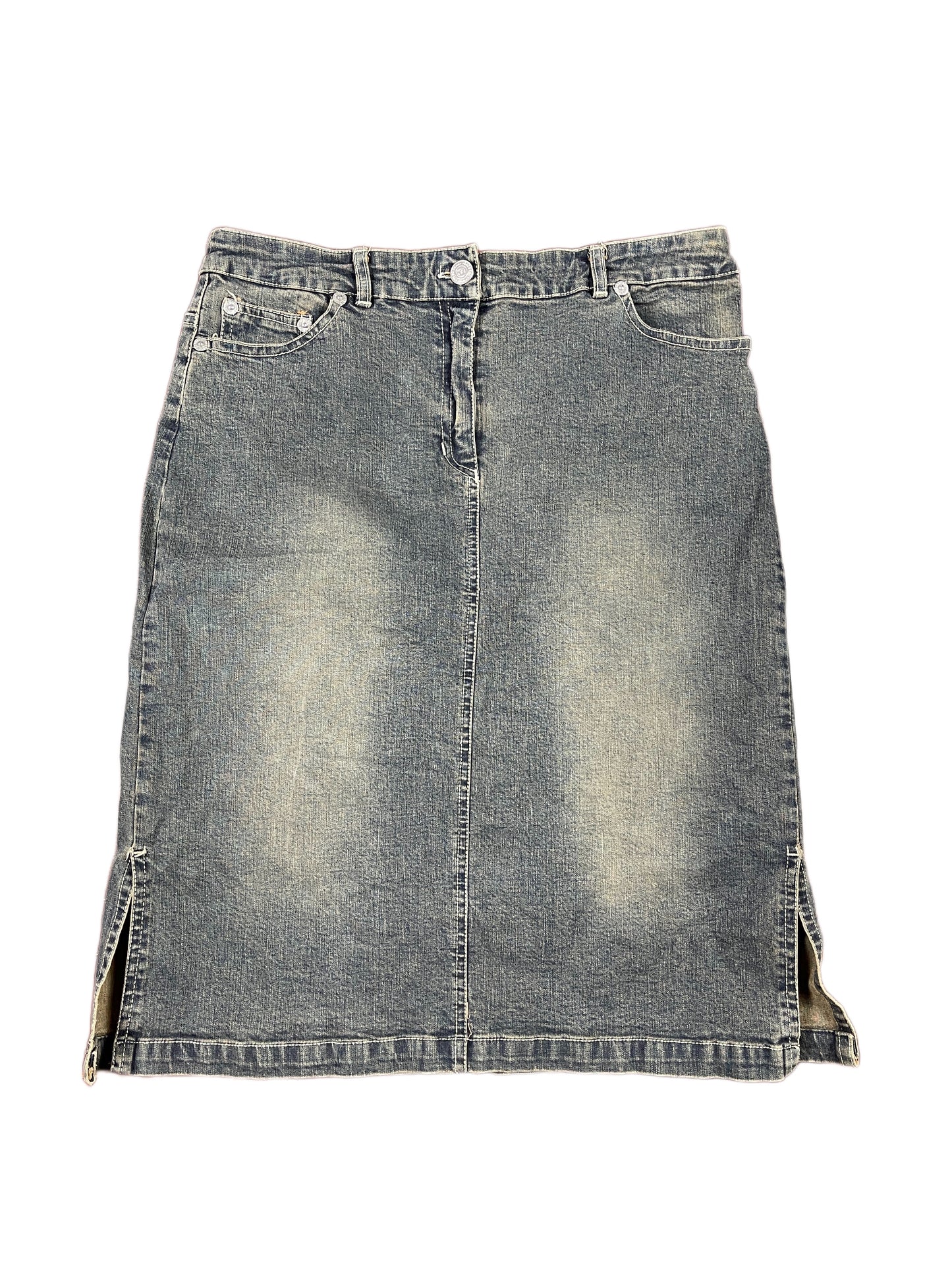 Bershka Denim Skirt Blue - S