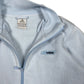 Vintage Adidas Zip Sweatshirt Baby Blue - S
