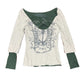 Y2k Pepe Jeans Long Sleeve Top Gray Green - S