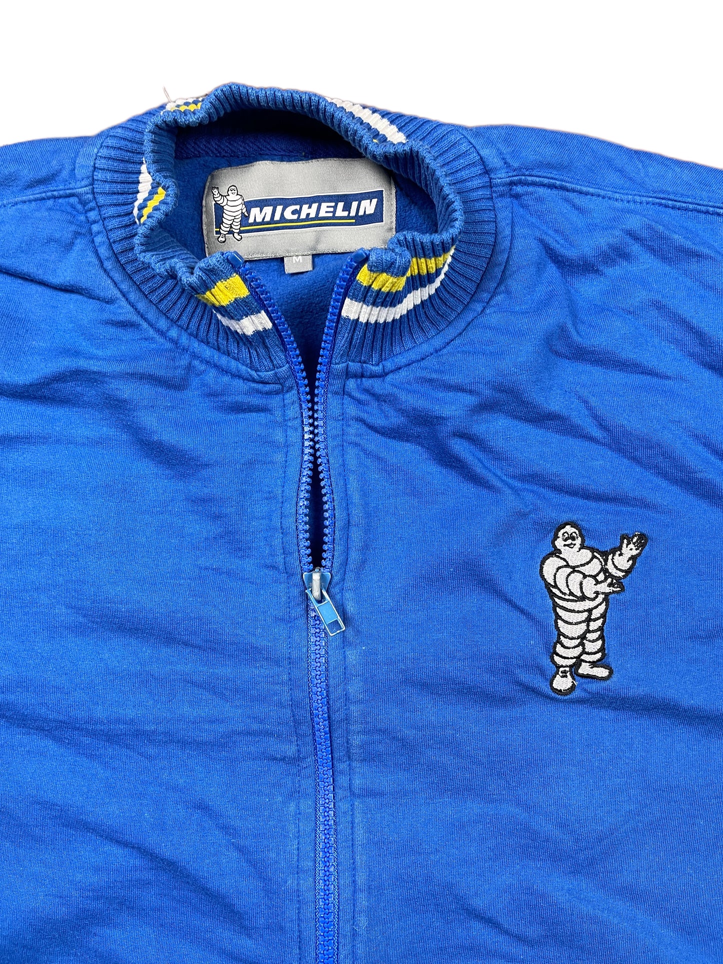 Vintage Michelin Zip Sweatshirt Blue - M